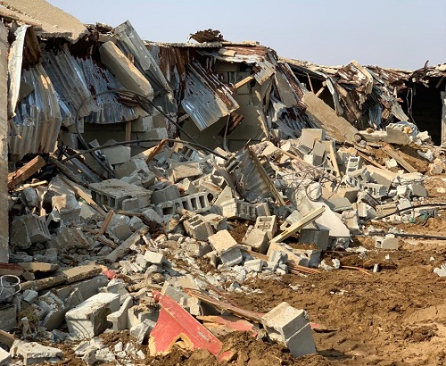إزالة تعديات في محافظة الخفجي
