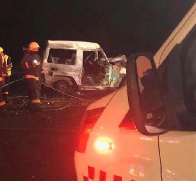 مصرع 5 أشخاص بينهم 4 من أسرة واحدة في حـادث مؤسف بين مركبتين بالمدينة