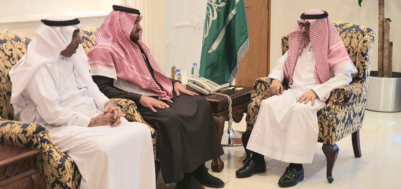 محافظ الجبيل يستقبل وفد فرع هيئة الصحفيين السعوديين بالمحافظة