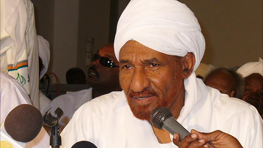 وفاة رئيس حزب الأمة السوداني الصادق المهدي متأثراً بكورونا