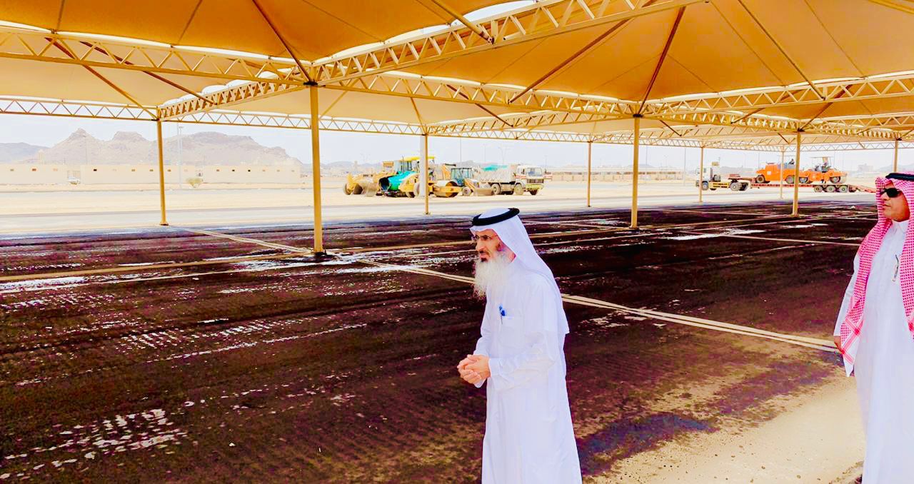 "الطلوق" يتفقد مقر مهرجان صفري بيشة