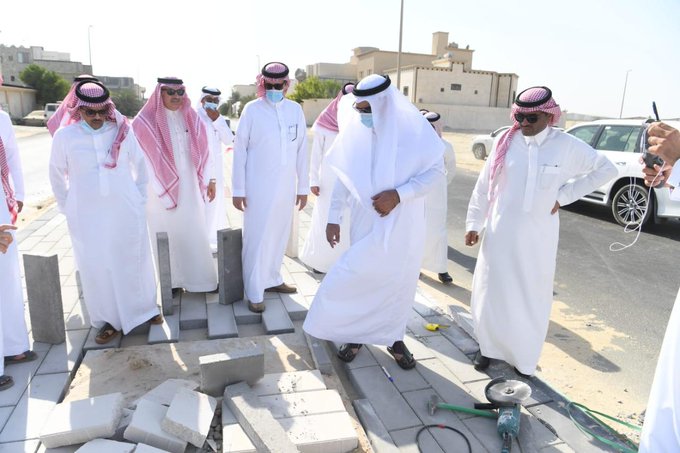 بالصور.. أمين الشرقية يطلع على مؤشرات برنامج معالجة مظاهر التشوه البصري في الجبيل