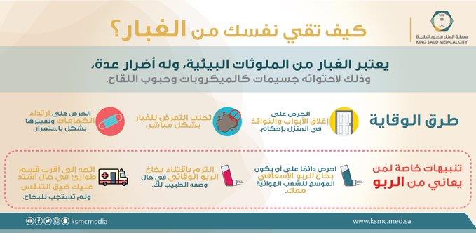 6 إرشادات لمرضى الربو: الغبار والربو