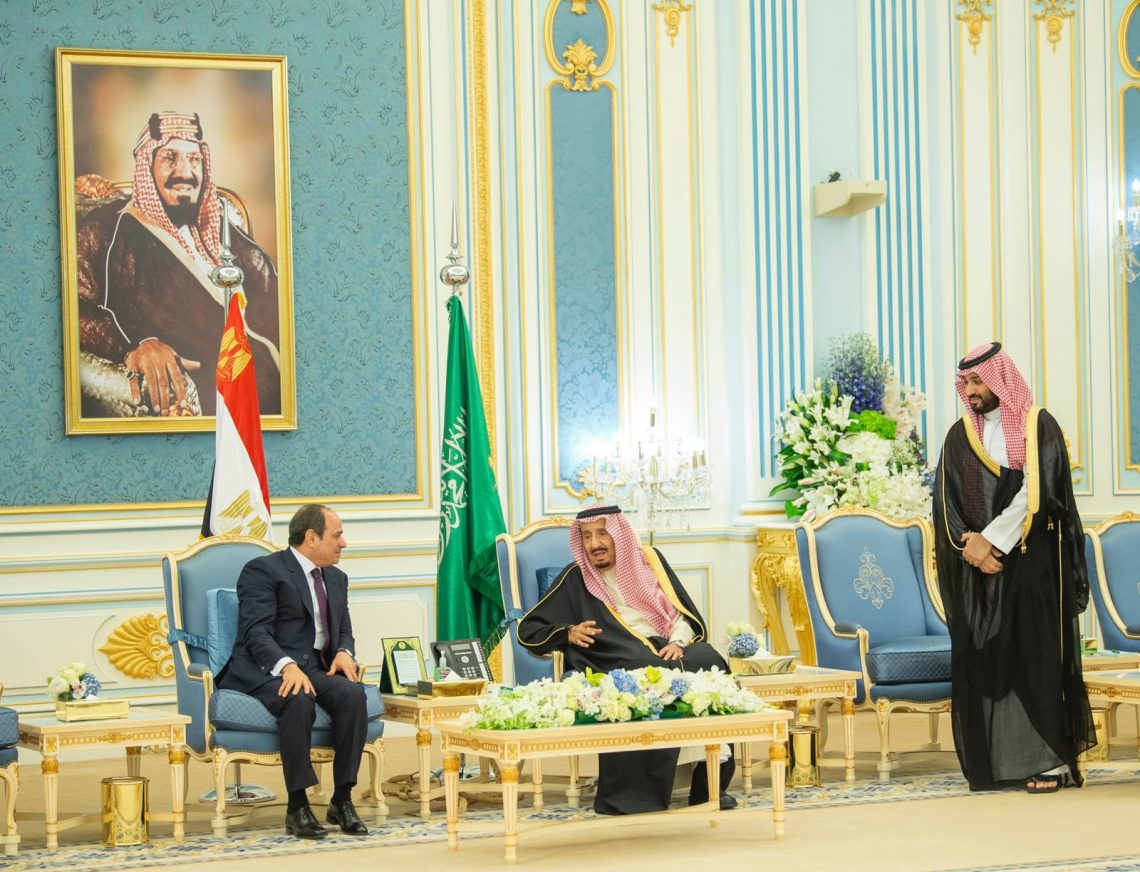قمة سعودية مصرية في قصر اليمامة