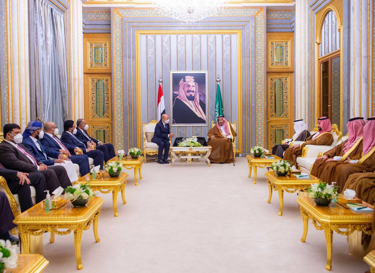 الملك سلمان يستقبل رئيس اليمن | واس