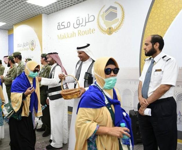 وصول الحجاج إلى المدينة المنورة 1443هـ