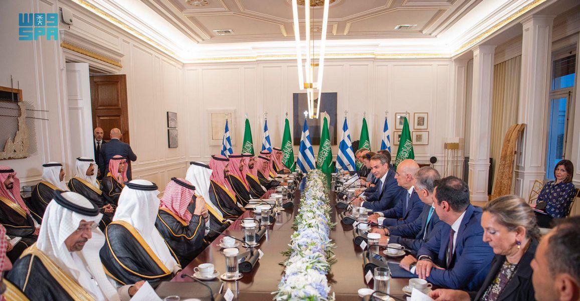 بيان ختامي مشترك لزيارة ولي العهد إلى "اليونان"