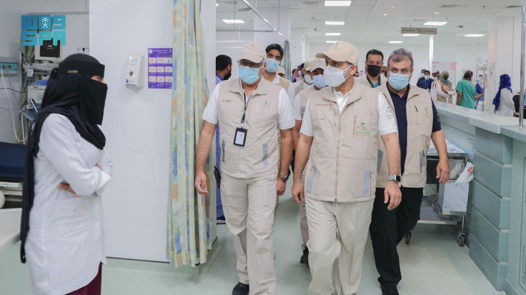 وزير الصحة يتفقد المنشآت الصحية في مكة والمشاعر المقدسة والخدمات التي تقدمها لضيوف الرحمن