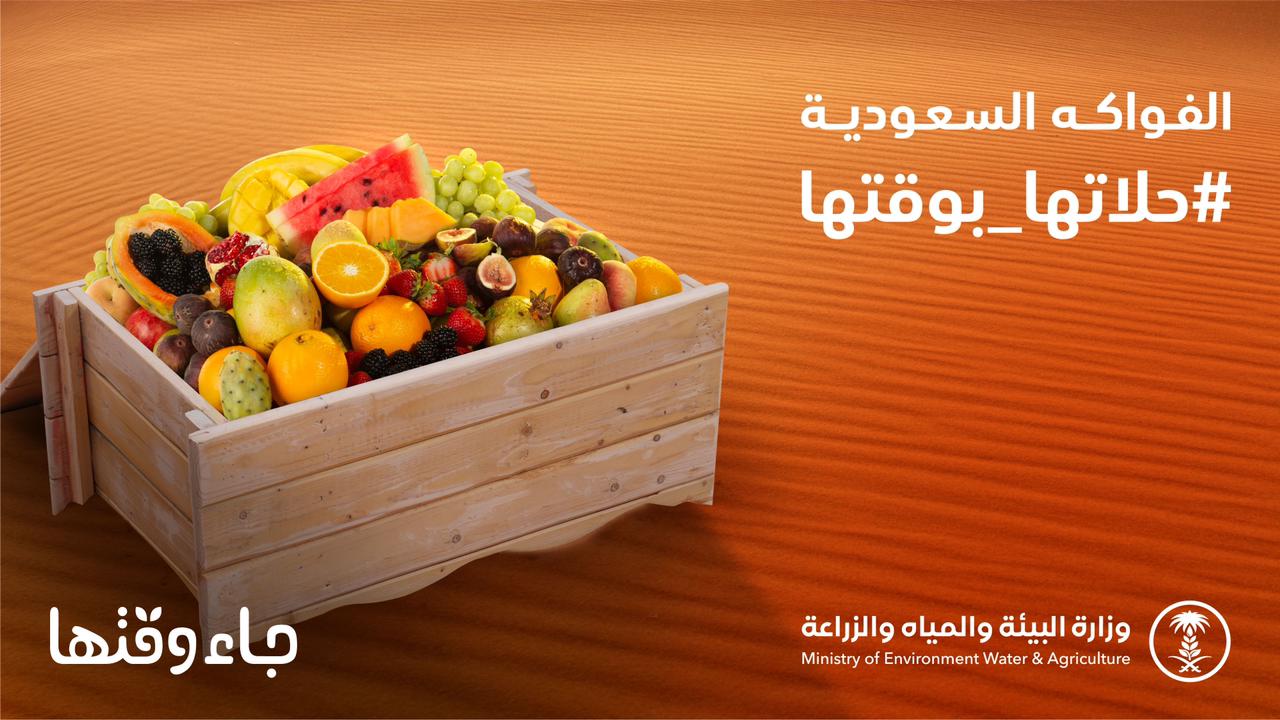"البيئة" تطلق حملة "جاء وقتها" للتعريف بالفواكه الموسمية