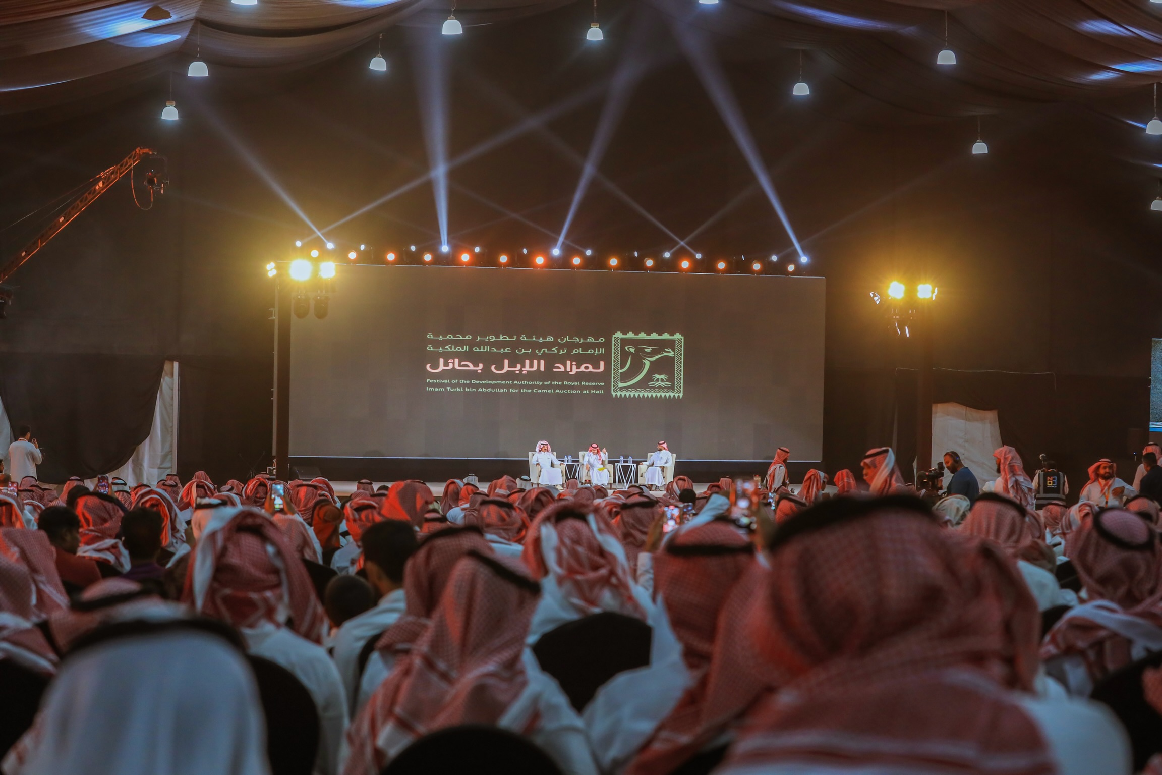 3 فرسان يضيئون الأمسية الثانية .. في مهرجان مزاد الإبل