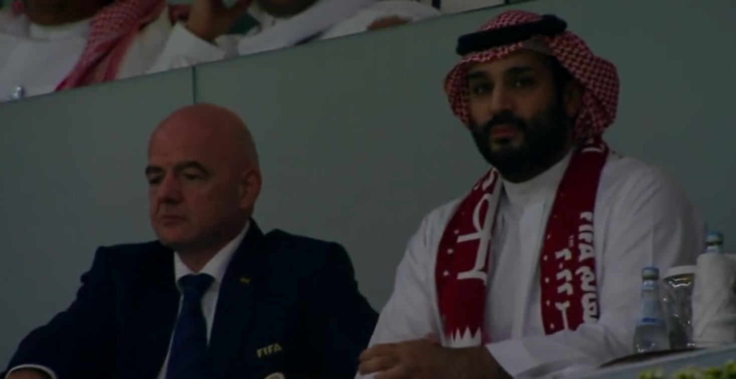 بالفيديو.. أهازيج الأخضر السعودي وسط حفل افتتاح كأس العالم