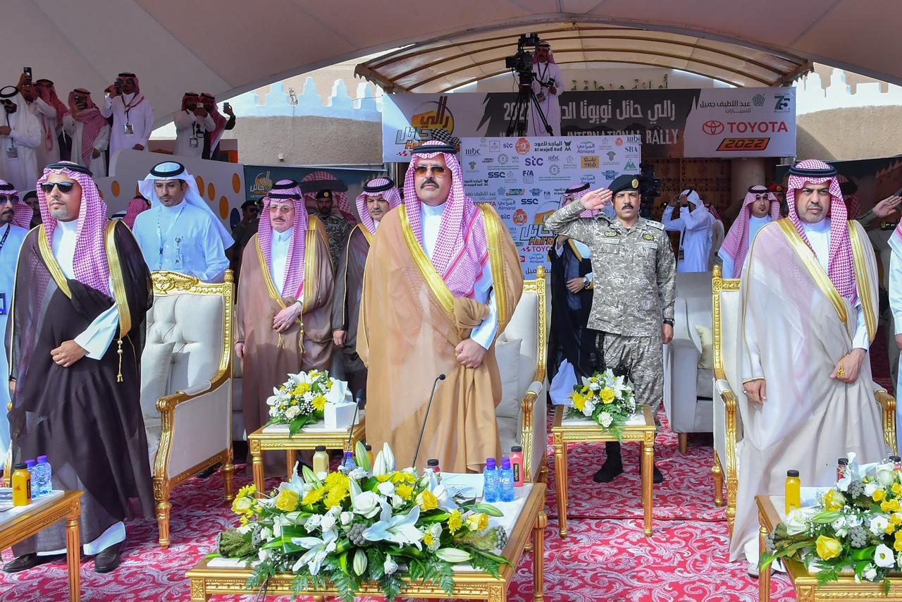 أمير حائل يطلق رالي حائل تويوتا الدولي 2022م