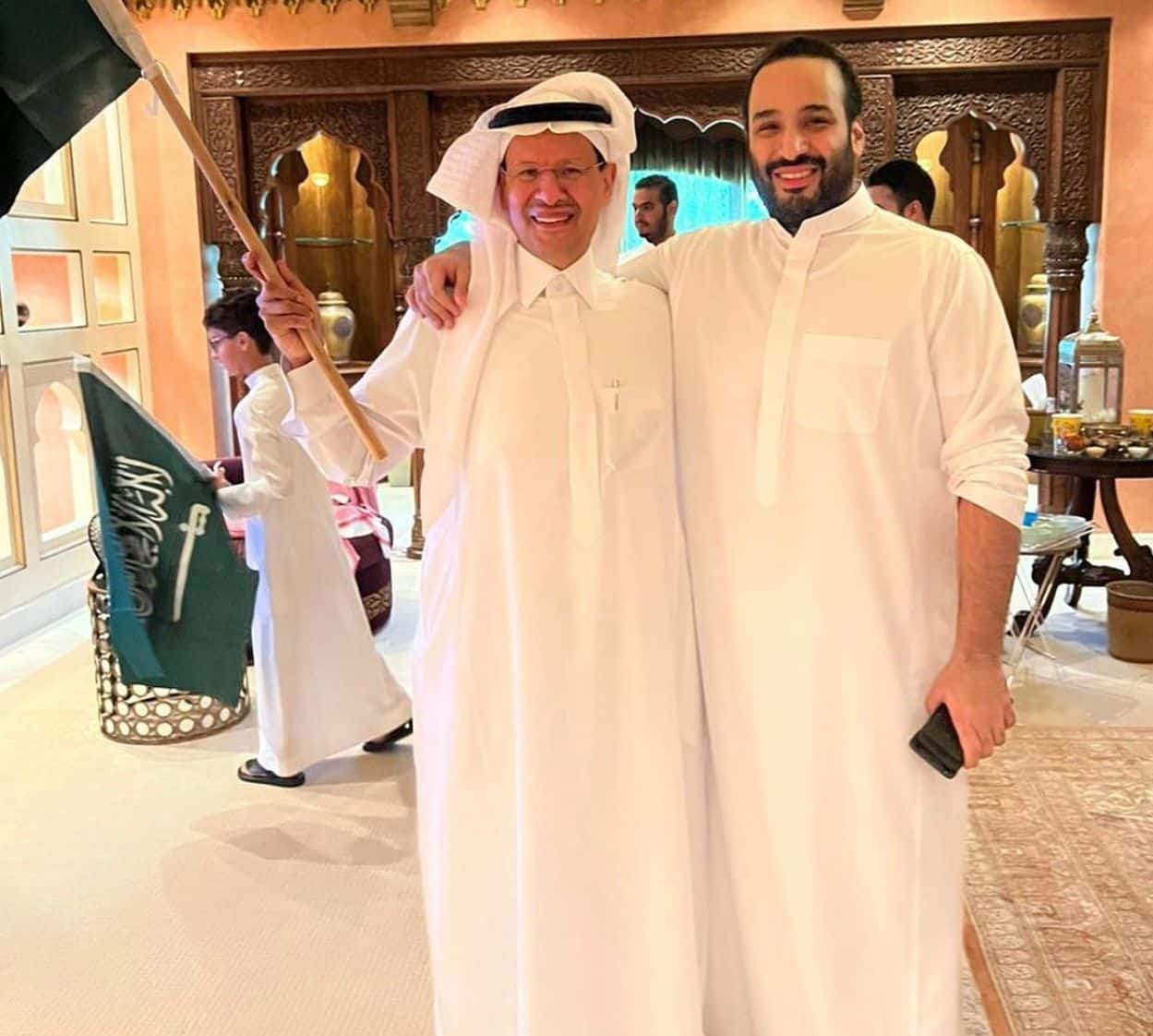 بالصور والفيديو .. فرحة ولي العهد بفوز السعودية على الأرجنتين