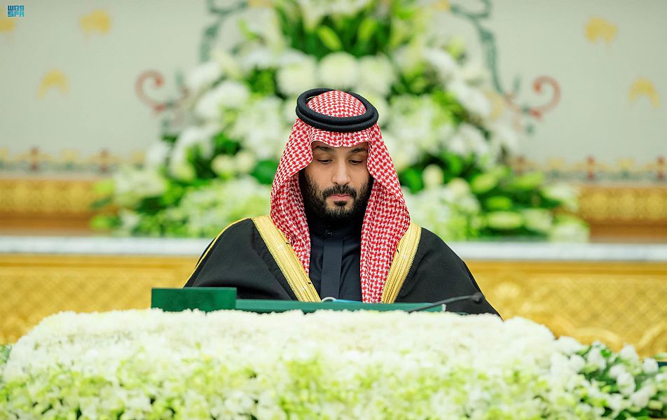 ولي العهد يرأس جلسة مجلس الوزراء