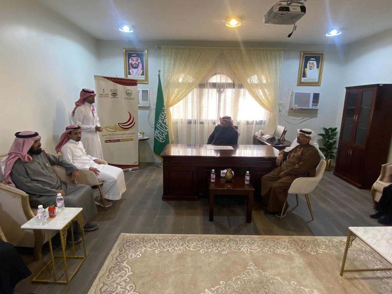 "  آل حامد " يتفقد مقر المجلس الشبابي بمحافظة بيشة