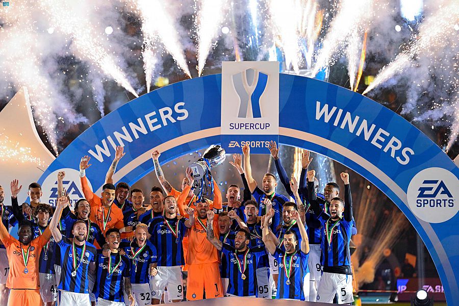 الرياض.. إنتر ميلان يتوّج بلقب كأس السوبر الإيطالي على حساب إي سي ميلان