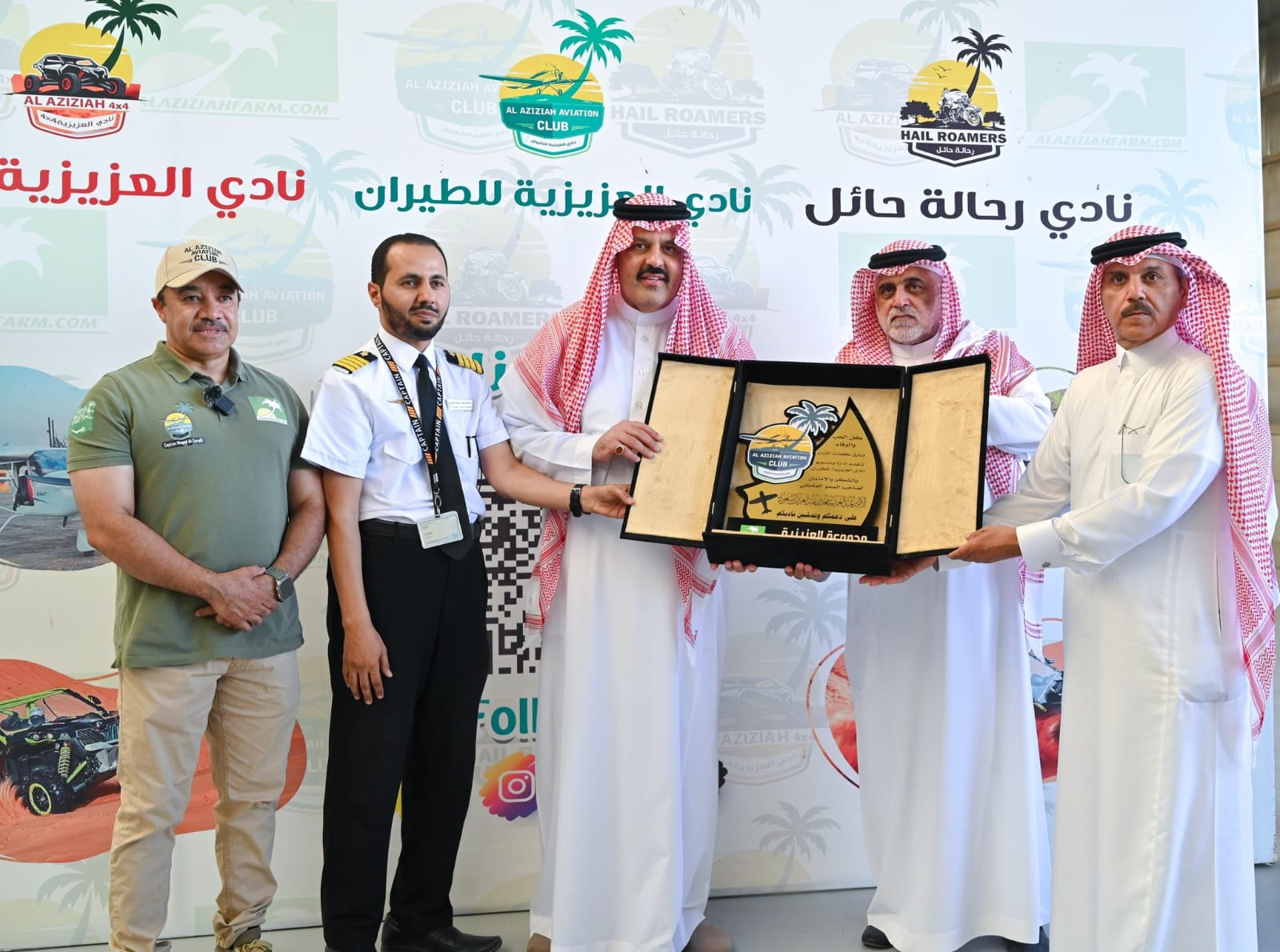 أمير منطقة حائل يدشن برامج وفعاليات نادي العزيزية للطيران