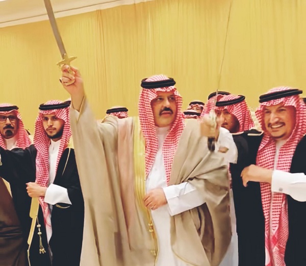 أمير حائل يشرف حفل زواج السبهان