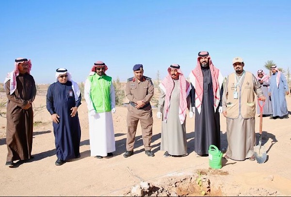 تيماء: تشجير الحديقة المئوية ضمن مبادرة السعودية الخضراء