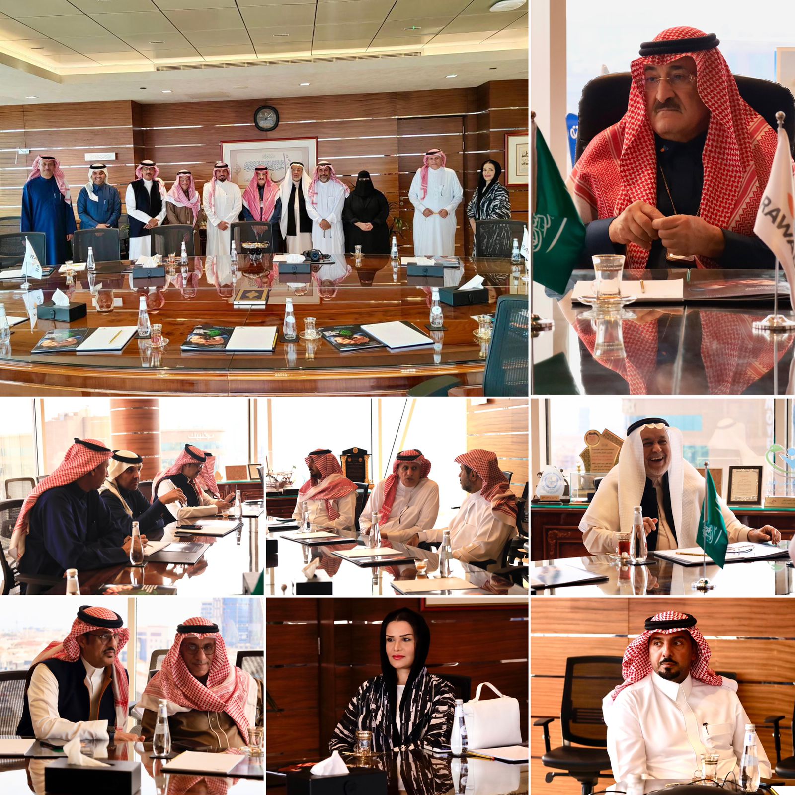 زيارة مجلس الإعلام الرياضي بالمنطقة الشرقية لـ رئيس مجلس " شركة روابي القابضة "