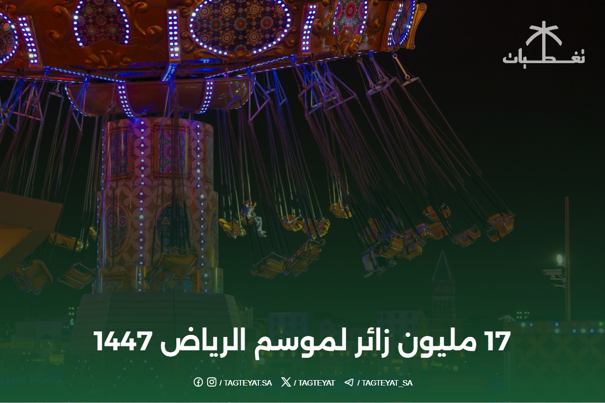 17 مليون زائر لموسم الرياض 1447