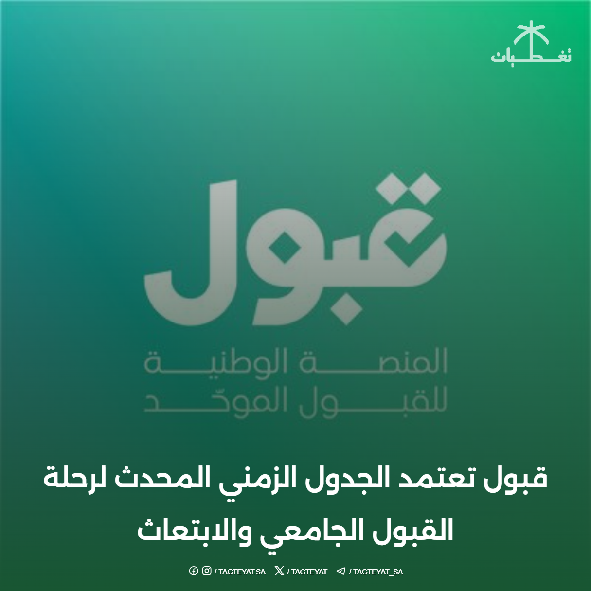 التحديثات الجديدة لرحلة القبول الجامعي والابتعاث عبر منصة قبول