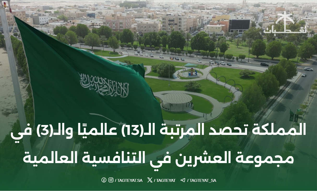 المملكة تحصد المرتبة الـ(13) عالميًا والـ(3) في مجموعة العشرين في التنافسية العالمية