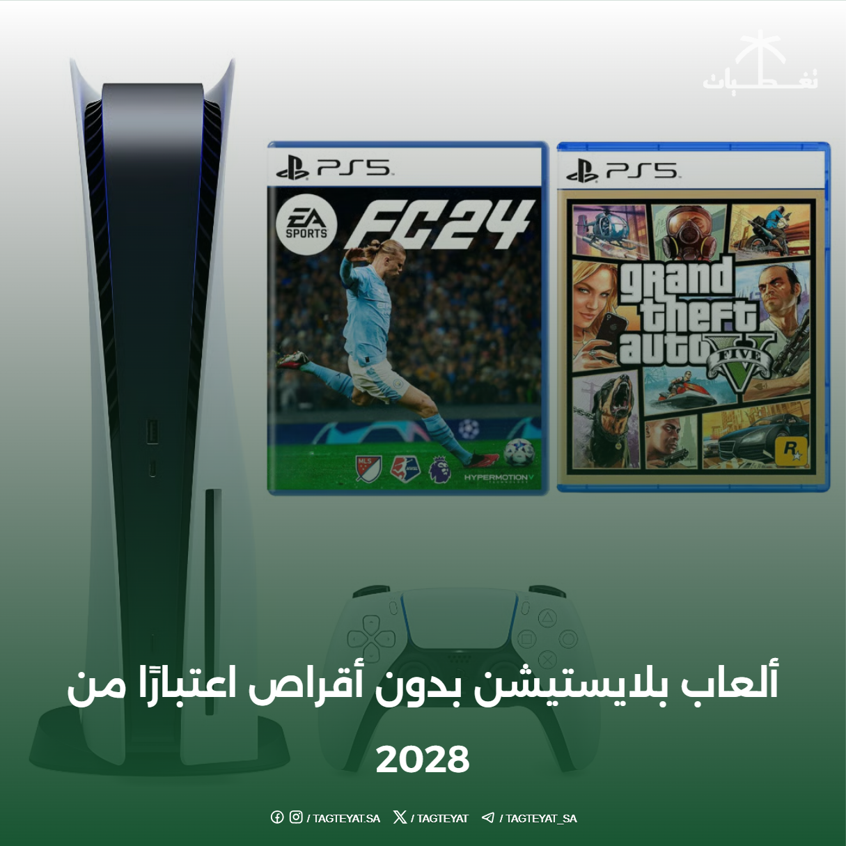 ألعاب بلايستيشن بدون أقراص اعتبارًا من 2028